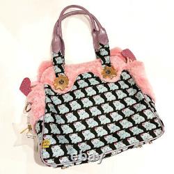 Irregular Choice Cat Call Pink Furry NEW Unique Sold Out Designer Handbag