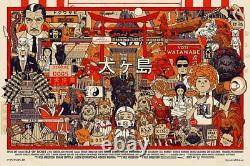 Isle of dogs by Tyler Stout regular Rare sold out Not Mondo print