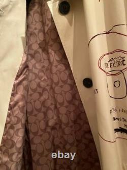 JEAN-MICHEL BASQUIAT COACH TRENCH COAT XS/SMALL or MEDIUM LARGE M/L NEW SOLD OUT