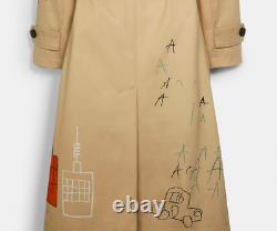 JEAN-MICHEL BASQUIAT COACH TRENCH COAT XS/SMALL or MEDIUM LARGE M/L NEW SOLD OUT
