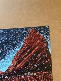 James Eads Art Print Red Rocks Amphitheater Colorado Limited Edition Sold Out