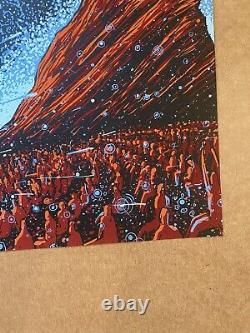 James Eads Art Print Red Rocks Amphitheater Colorado Limited Edition Sold Out