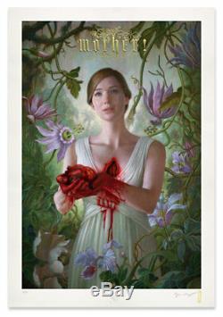 James Jean Mother Print Rare Jennifer Lawerence Movie Poster Sold Out Mint KAWS