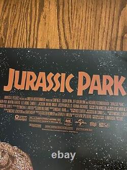 Jason Raish Jurassic Park Variant SIGNED Limited Sold Out Art Print Nt Mondo