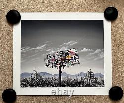 Jeff Gillette & Roamcouch Ruined Signed Neo Tokyo SOLD OUT Print #36/100 Mondo