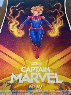 Jen Bartel Captain Marvel Limited Edition Sold Out Print Mondo