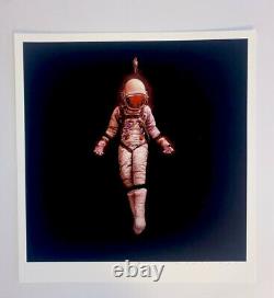 Jeremy Geddes Fall Astronaut Art Print Giclee 2017 Sold Out S/N Lmtd Edtn RARE