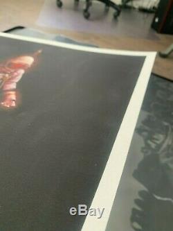 Jeremy Geddes Fall Print Limited Edition Sold Out Ultra realism minor defect