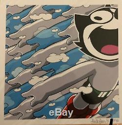 Jerkface Print Black Cat (Felix The Cat) Astro Boy 1/50 New Sold Out Rare Mint