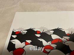 Jerkface Sly Sylvester The Cat Screenprint Print SOLD OUT xx/50 MINT SIGNED
