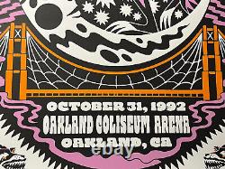 Jerry Garcia Band Halloween 10/31/92 Poster Print 226/600 Grateful Dead SOLD OUT