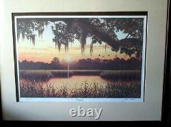 Jim Booth Sold Out MARSH POINT Limited Edition S/N 440/850 RARE PRINT 1983