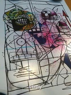 Joey Feldman Crayon Monster FOIL Variant Art Print Signed #/25 BNG SOLD OUT