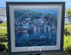 John Cosby Hotel Catalina Serigraph Hand Pulled on rag paper sold out edition