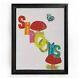 Jonathan Adler Shrooms Hand Beaded Artwork, Sold Out! Excellent Condition
