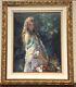 Jose Royo El Paseo Sold Out Framed Limited Edition Serigraph On Wood Panel