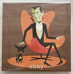 Josh Agle SHAG Print on Wood Undead Count LE 200 SOLD OUT