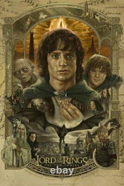 Juan Burgos Lord of the Rings Two Towers Variant Poster Print Art BNG SOLD OUT