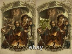 Juan Carlos Ruiz Burgos Lord of the Rings Set Grey Matter Poster Print SOLD OUT
