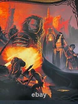 Juan Ramos Lord of the Rings Trilogy Limited Edition Sold Out Print Nt Mondo