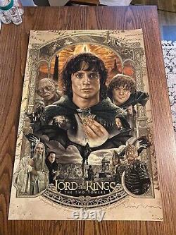 Juan Ruiz Burgos Lord of the Rings Two Towers Variant LE Sold Out Print Nt Mondo