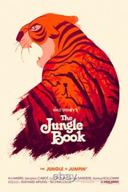 Jungle book by Olly Moss Very Rare Artist Proof S&N Sold out Mondo Print