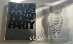 KAWS What Party SIGNED White Edition /500 Book Catalogue Brooklyn SOLD OUT