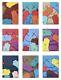 Kaws What Party Urge Box Of 10 Mini Prints/post Cards, Sold Out Not Stik, Banksy