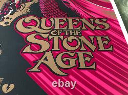 Ken Taylor QUEENS OF THE STONE AGE 2011 Melbourne RARE SOLD OUT PRINT