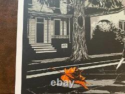 Ken Taylor Signed Sold Out Halloween Variant Poster Mondo & Alamo Drafthouse
