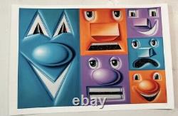 Kenny Scharf Heliotrope Print Limited edition #249/250 Rare Sold Out