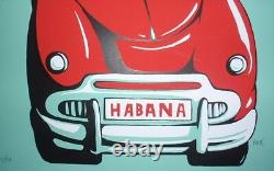 LADY LIBERTY SELFIE IN HAVANA Signed CUBAN Screenprint Poster / ALMOST SOLD OUT