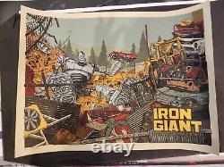 Landland The Iron Giant MONDO print RARE and SOLD OUT