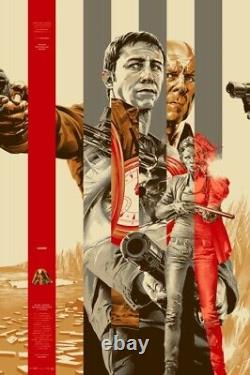 Looper by Martin Ansin Gold Variant Very Rare Sold Out Mondo Print