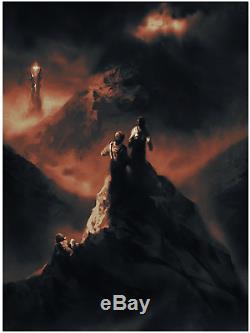 Lord of the Rings by Karl Fitzgerald 18x24 SOLD OUT BOTTLENECK GALLERY