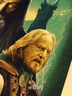 Lord of the Rings trilogy by Adam Rabalais private commission not mondo sold out