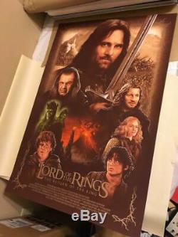 Lord of the Rings trilogy by Adam Rabalais private commission not mondo sold out