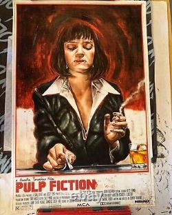 Lot Of 5 Prints! Bruno's Tarantino Set NT Mondo Signed And # SOLD OUT ART