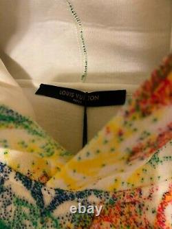 Louis Vuitton Velvet Pastel Monogram Jacquard Hoodie Size Medium (SOLD OUT)
