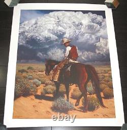 MARK MAGGIORI MISSING HORSE Signed ROLLED CANVAS ART PRINT Sold Out #411/500