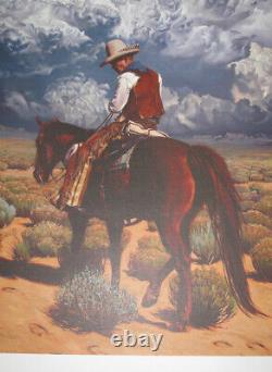 MARK MAGGIORI MISSING HORSE Signed ROLLED CANVAS ART PRINT Sold Out #411/500