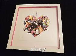 MARTIN WHATSON Framed Make Love Mini print EDITION OF 250 sold out 2012 Pink