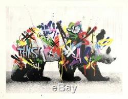 MARTIN WHATSON PANDA Hand Finished Edition XX/50 SOLD OUT