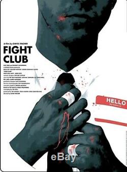 MONDO Matt Taylor FIGHT CLUB Print Poster GITD GenCon SOLD OUT