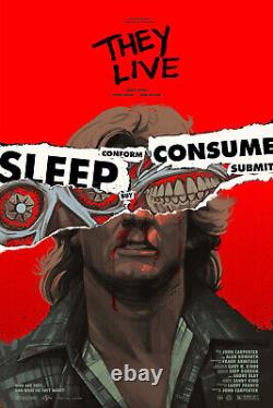 MONDO Poster They Live Oliver Barrett Regular SOLD OUT