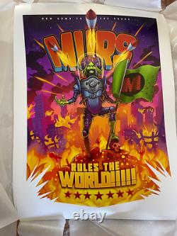 MURS Attacks x Trap Toys LTD Signed Art Print /50 Limited Edition Sold Out