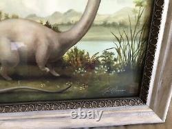 Mab graves Signed Dinokitty Print Long Sold Out Edition Of 75