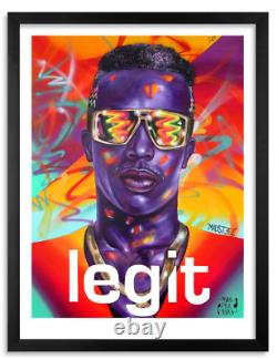 Madsteez 2Legit2WEEN Limited Edition SOLD OUT Print 9 x 12 MC HAMMER