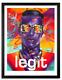 Madsteez 2legit2ween Limited Edition Sold Out Print 9 X 12 Mc Hammer
