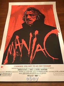 Maniac by Ken Taylor Rare sold out Mondo 113/200